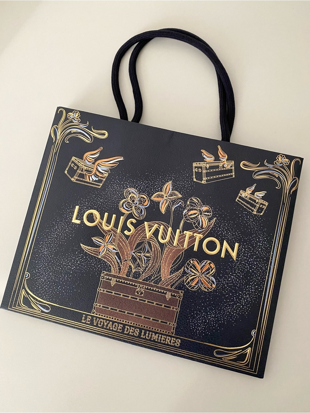 Louis Vuitton Christmas Holiday Paper Bag - LIMITED Edition